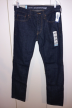 OLD NAVY FAMOUS JEANS MEN&#39;S DK WASH 100% COTTON-30x30-NWT$30-GREAT - $313.52 MXN