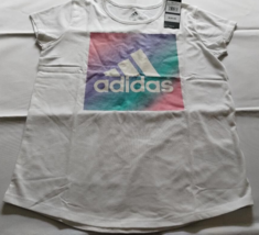 Adidas Girls Multicolor T Shirt Size Large 14 - £9.59 GBP