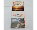 Vintage Columbia County on the Pioneer Hiawatha Trail Wisconsin Brochure... - $16.03
