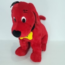 Clifford Big Red Dog Plush Stuffed Animal 15&quot; Long Yellow Bone Scholastic Kohls - $25.73