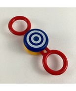Johnson &amp; Johnson Baby Rattle Yo Yo Creeper Red Ring Vintage 1970&#39;s Acti... - €34,10 EUR