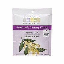 Aura Cacia Euphoric Ylang Ylang Aromatherapy Mineral Bath | 2.5 oz. Packet - £6.56 GBP