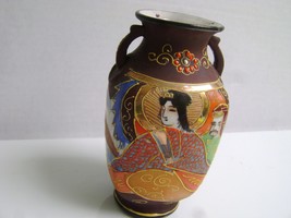 Vintage Satsuma Double Handle Japanese Vase - $20.53 CAD