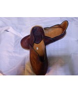 Men&#39;s shoes Moroccan Marrakech slippers Handmade Leather Babouche beautiful - $59.99
