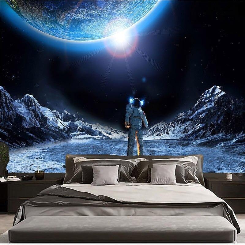 Printed Lonely Astronaut Tapestry Multifunctional Tapestry Sitting Blank... - $10.29+