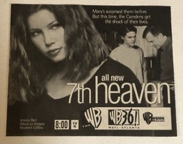 7th Heaven Tv Guide Print Ad Jessica Biel Stephen Collins TPA12 - £4.67 GBP