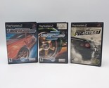Need for Speed Underground 1 &amp; 2 &amp; Underground (PlayStation 2 PS2) COMPLETE - $33.85