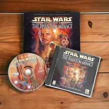Star Wars Episode I PC Game Disc Manual Case 1999 LucasArts Rare Computer - £7.75 GBP