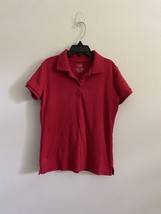 Cherokee school uniform red polo shirts size m - $3.99