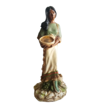 Vintage Homco Figurine Native American Indian Woman w/ Papoose Statue 1980 Decor - £15.93 GBP