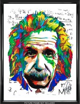 Albert Einstein Science Poster Print Wall Art 18x24 - £21.53 GBP