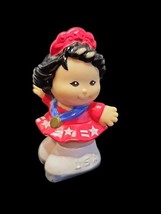 Fisher Price Current Little People U.S. Olympic Stars Ice-Skater Vintage... - $231.48 MXN