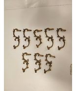 Vintage Lot 8 Brass Arms Chandelier Drawer Pull s 5&quot; 6&quot; - $922.02 MXN