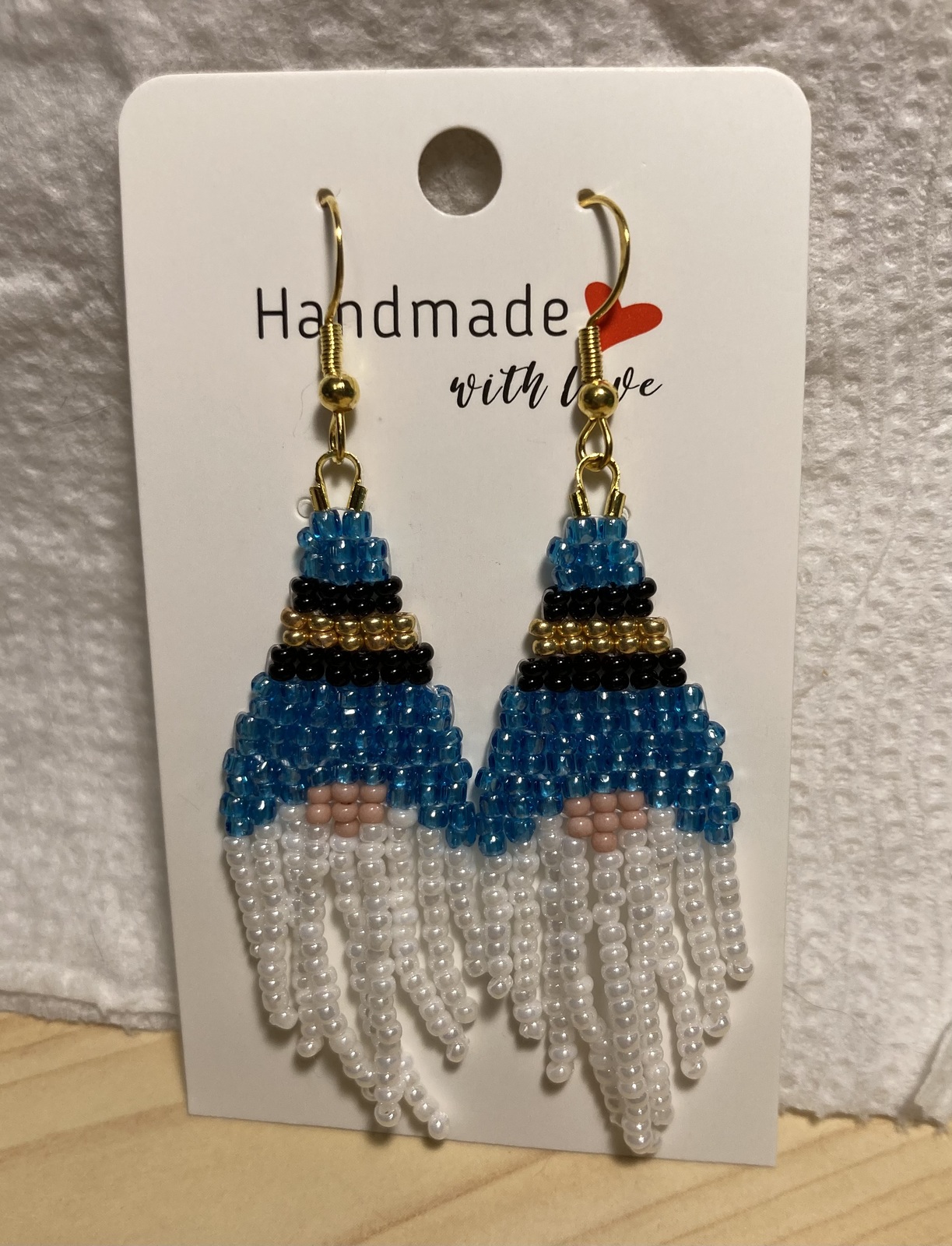 Handmade Jaguar Team Color Gnome Earrings - Show Your Support - Free Shi... - $22.91