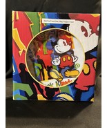 Magic Kingdom Walt Disney World Plate in Box - Mickey Mouse - Includes S... - $21.88 CAD