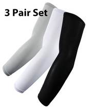 3 Pairs Cooling Arm Sleeves Cover UV Sun Protection Basketball Sport - $12.99