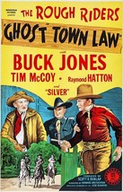 Ghost Town Law - The Rough Riders - 1942 - Movie Poster - $32.99