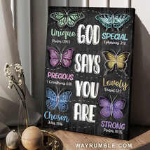 God Say You Are Butterfly Unique Special Lovely Precious 1 - £12.78 GBP