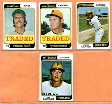 1974-1976 Topps Pittsburgh Pirates Team Lot 37 Willie Stargell Al Oliver Parker - £11.49 GBP