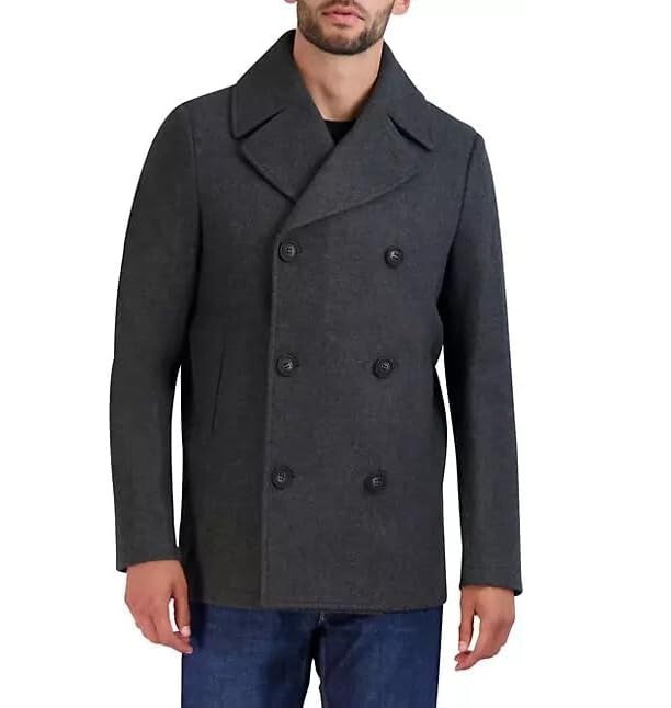 Cole Haan Men's Peacoat Wool Jacket Item image 4