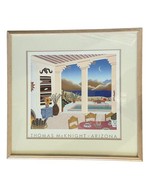Thomas McKnight Desert Patio Framed Print 18"x18" Free Shipping Southwest Wall - $93.48