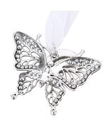 QSDGFH 5pcs Memorial Christmas Tree Ornament, Alloy Butterfly with Ribbo... - $112.94 CAD