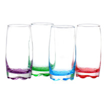 Karissa 8-pc 13 fl oz Glass Tumbler Set in Assorted Colors - $39.24