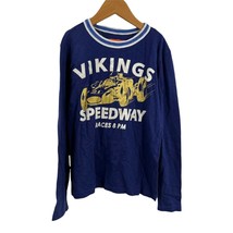 Crewcuts Glow In The Dark Long Sleeve Vikings Speedway Tee Size 8 - $10.89