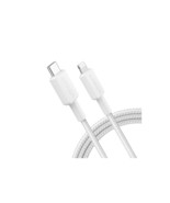ANKER A81B6H21-1 6FT BRAIDED CABLE WHITE USB-C TO LIGHTNING - $727.03 MXN