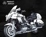 Touring Motorcycle Technical Model Building Blocks MOC Racing Car Motorb... - $123.04