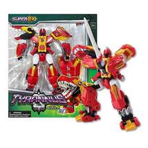 Super 10 Tyrannus Dinosaur Superten Transforming Action Figure Robot Korean Toy image 1