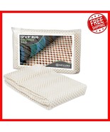 Customizable White Rug Pad 9&#39;x12&#39; for Hardwood Floors - Non-Slip PVC Design - $81.25 CAD