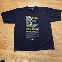 Southpole Cobra Hip Hop Urban Streetwear Shirt Sz XL Blue 2000s VINTAGE Y2K - $27.00