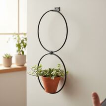2-Pack 8 Inch Flower Pot Holder Ring Wall Mounted Metal Flower Pot Hange... - $11.28