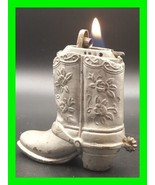 Unique Vintage Cowboy Boot Petrol Table Lighter - In Working Condition - £46.51 GBP