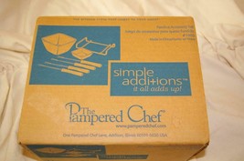 Pampered Chef 1965 Simple Additions Fondue Accessory Set - £11.99 GBP