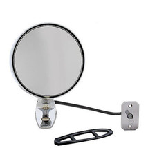 64 65 66 Ford Mustang Outside Left Chrome Glass Side Rear View Mirror w/... - £64.34 GBP