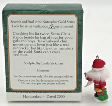 2000 Hallmark Nutcracker Guild Miniature Keepsake Ornament 7th in Series U31 - £10.38 GBP