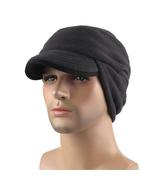 Windproof Cap Outdoor Warm Fleece Earflap Hat with Visor - £24.77 GBP