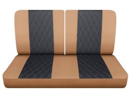 Truck Seat covers Fits 1978-1991 Ford F150-F250 Front 50/50 top solid bo... - $1,876.91 MXN