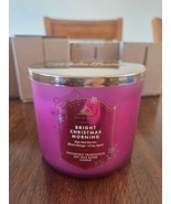 BBW Christmas Holiday Bath &amp; Body Works 3-Wick Candle Bright Christmas M... - $593.07 MXN
