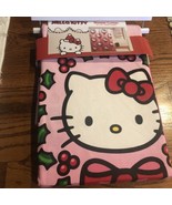 Sanrio Hello Kitty Wreath Bow Christma Holiday Pink Shower Curtain NEW &amp;... - $282.26 MXN
