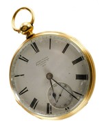 James Murray Royal Exchange 18k Yellow Gold Open Face Pocket Watch - £9,468.03 GBP