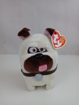 Ty Beanie Babies Mel The Secret Life of Pets Beige Brown Dog plush 5.5” W/ Tags - £6.08 GBP