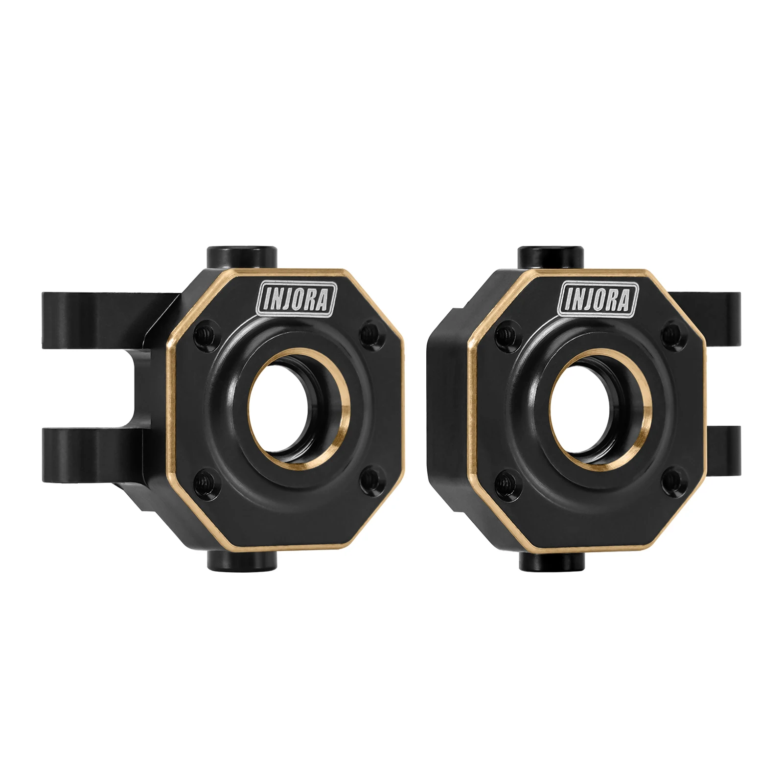 INJORA Brass Steering Knuckles with Counterweight Kit for 1/18 RC Crawler TRX4M  - £28.04 GBP