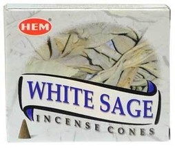 White Sage HEM cone 10 cones - £4.01 GBP