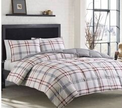 Eddie Bauer Portage Bay 2pc Twin Duvet Cover Set 100% Cotton BNIP - $39.32