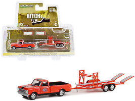 1968 Chevrolet C-10 Pickup Truck Orange w Black Stripes w Black Bed Cove... - £23.29 GBP