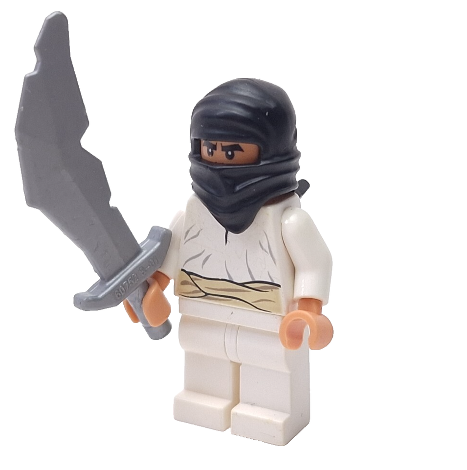 Lego Indiana Jones Cairo Thug Minifigure 7195 Raiders of the Lost Ark - $8.42