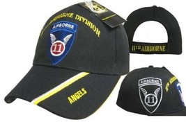 K&#39;s Novelties U.S. Army 11th Airborne Division Angels Black Shadow Embroidered C - £10.13 GBP